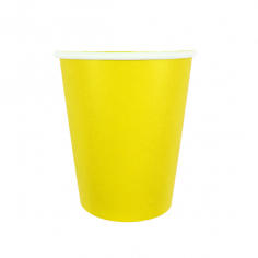 Стаканы бумажные Желтые / Yellow