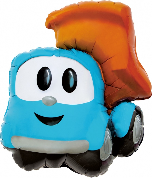 Шар Мини-фигура Грузовичок Лёва с клапаном (в упаковке) 